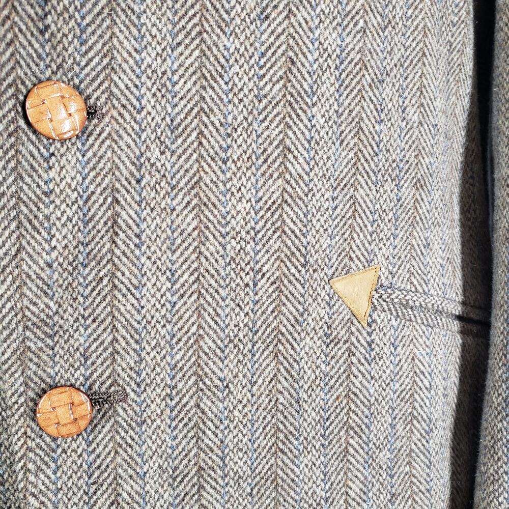 Vintage Panhandle Slim Herringbone Western Elbow Patch Sports Jacket Size 40 - Picture 14 of 14